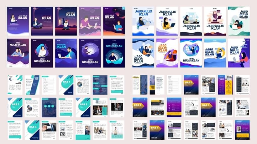 300+ Template Desain Ebook Profesional Layout