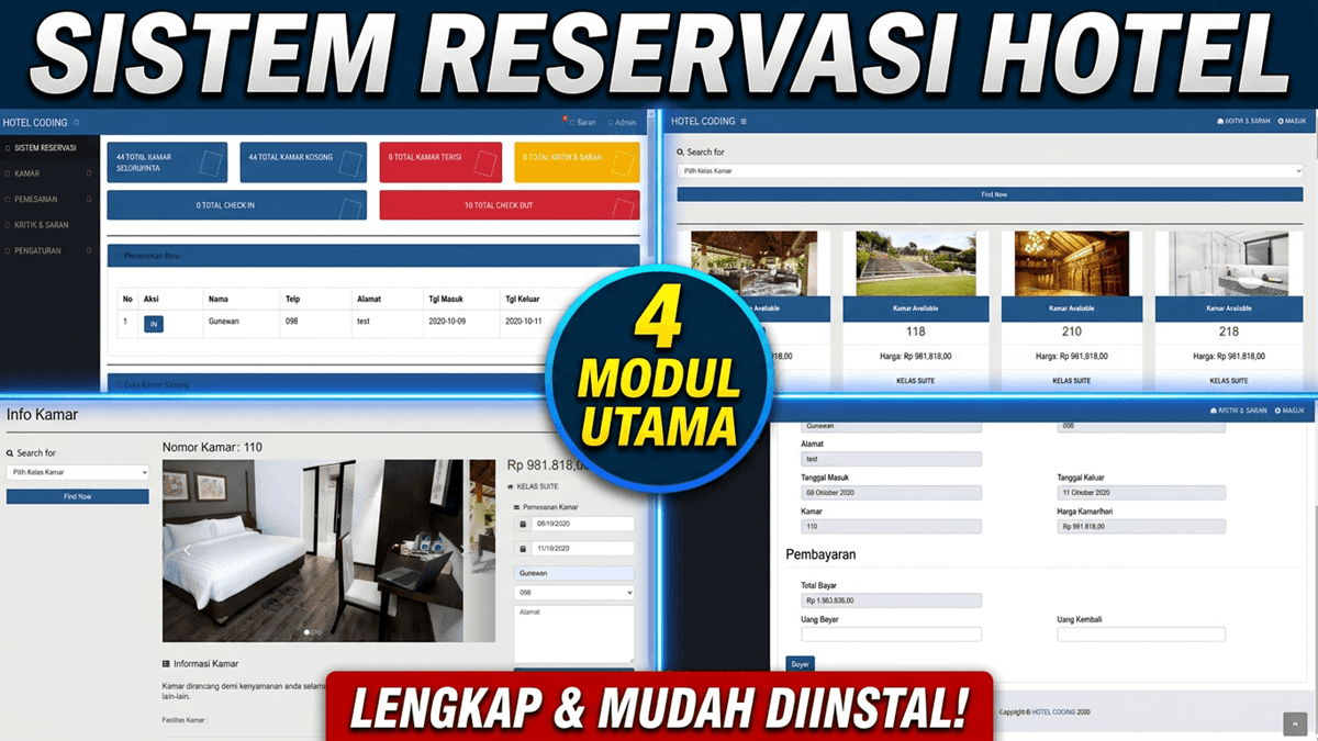 Website Sistem Manajemen Reservasi Hotel