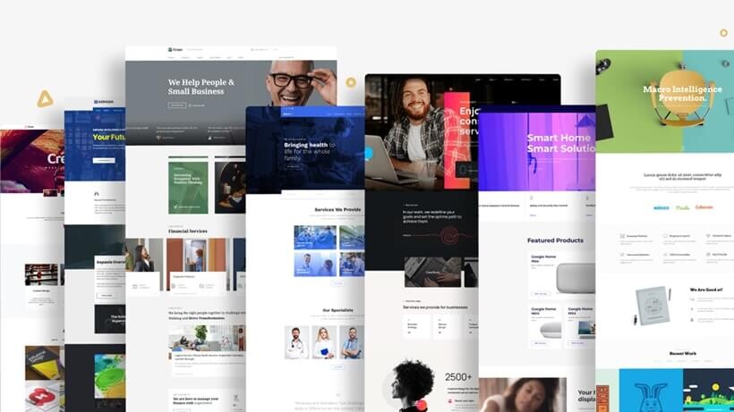 104 Template Web HTML5 CSS3 Landing Page Serbaguna
