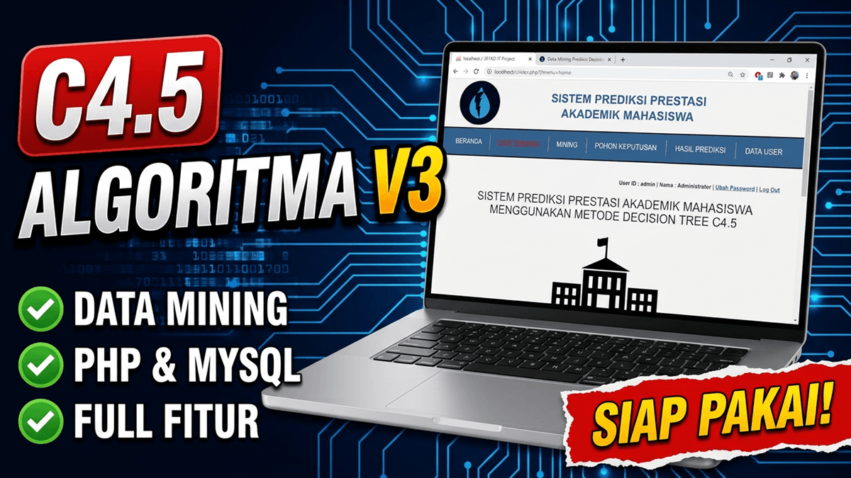 Web Sistem Data Mining Algoritma C4.5 v3