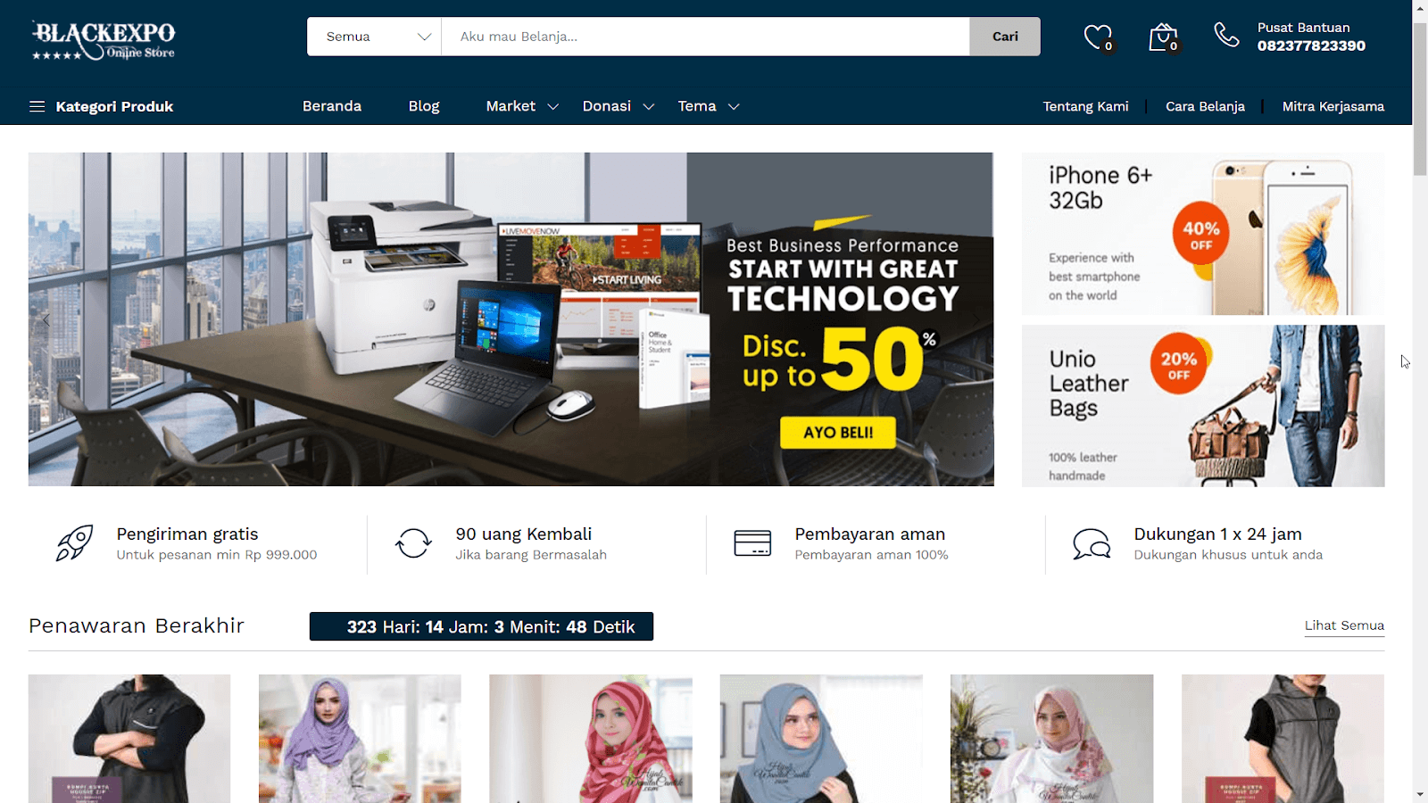 Web Blackexpo Marketplace Multi Seller Pro (Fitur Lengkap)