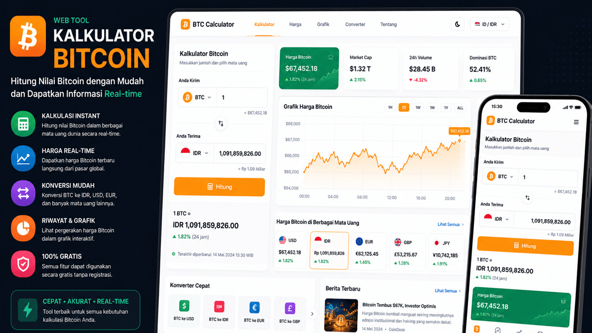 Web Tool Kalkulator Bitcoin