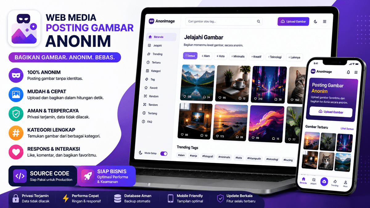 Web Media Posting Gambar Anonim