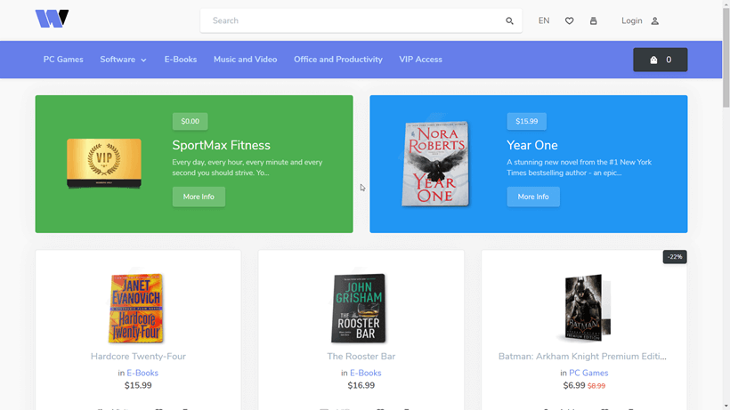 Website Toko Online Digital Sistem Membership