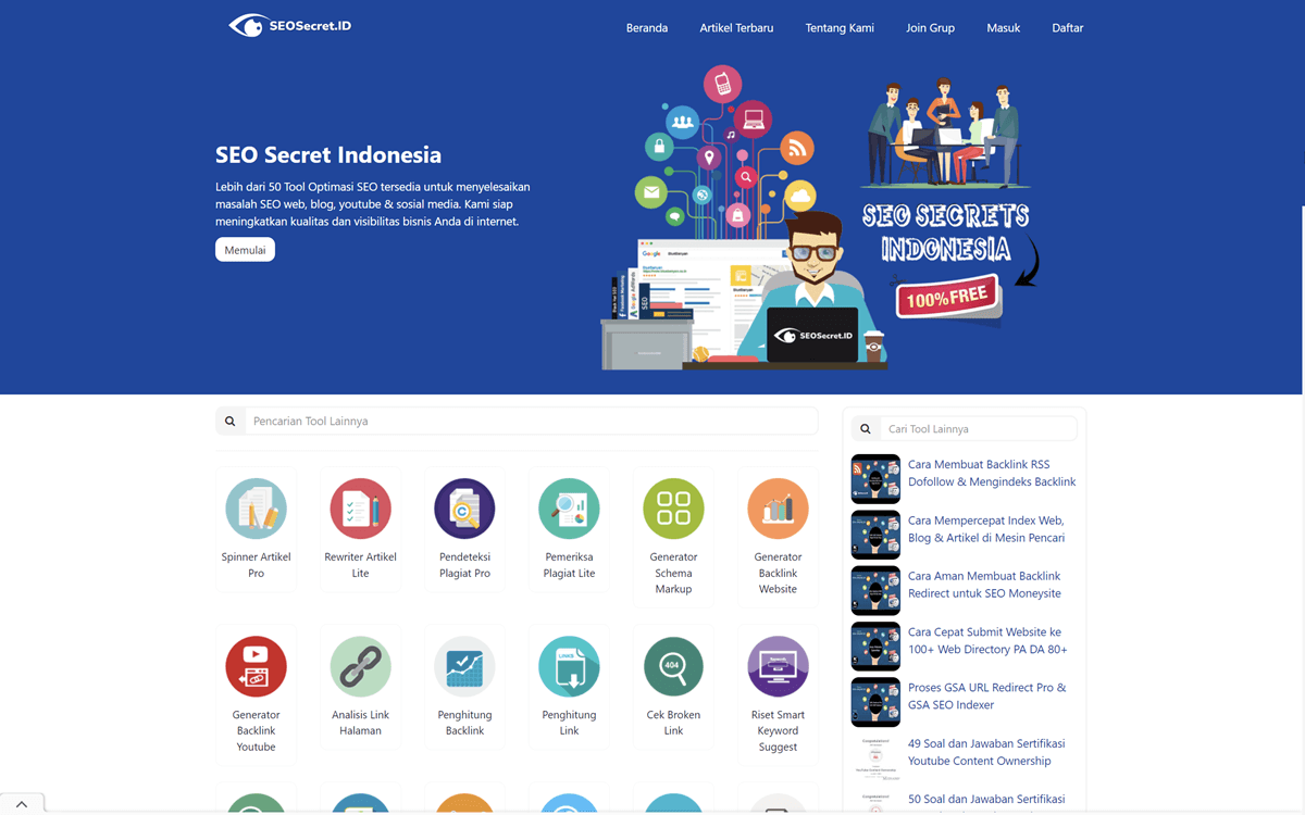 Tool Optimasi SEO untuk Meningkatkan Performa Web