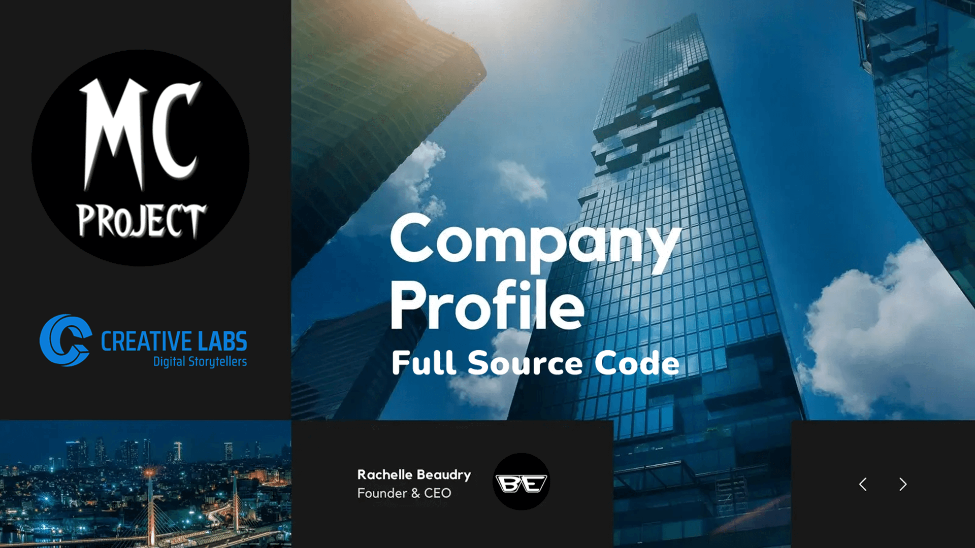 Script Web Profil Perusahaan Desain Profesional