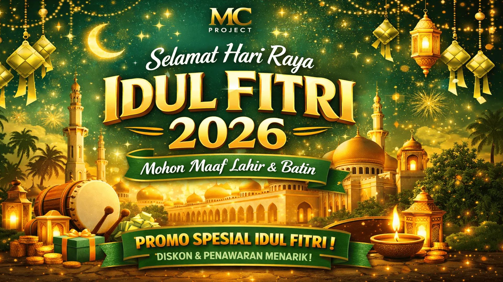 Promo MC Project Spesial Idul Fitri 1447 Hijriah (Diskon 35%)