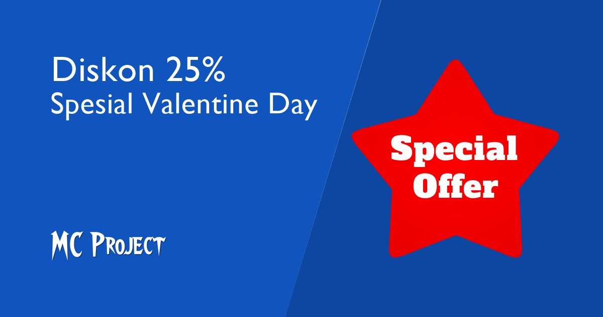 Voucher Diskon 25% Spesial Valentine Day